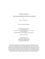 Juveniles in Adult Court Repercussions and Benefits for Juveniles and Communities