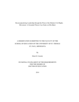 Reconceptualizing Leadership through the Prism of the Modern Civil Rights Movement: A Grounded Theory Case Study on Ella Baker