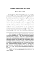 Federalism and Polarization