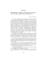 From Breard to Medellin II: The Vienna Convention on Consular Relations in Perspective