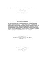 The Effectiveness of PTSD Treatment on Symptoms of PTSD and Depression in Military Veterans