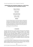 Underwriters and the Broken Chinese Wall: Institutional Holdings and Post-IPO Securities Litigation