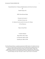 Trauma-Informed Care: Training and Implementation in the Foster Care System