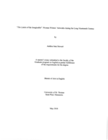 "The Limits of the Imaginable": Women Writers' Networks during the Long Nineteenth Century