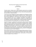 Discovering Cultural Intelligence through Colonial Fiction