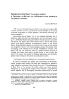 Protecting Our Most Valuable Assets: A Proposal to Return to a Rehabilitative Approach to Juvenile Justice