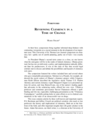 Reviewing Clemency in a Time of Change