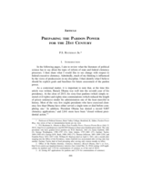Preparing the Pardon Power for the 21st Century