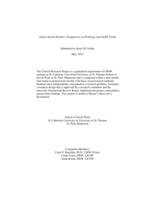 School Social Workers’ Perspectives on Working with GLBT Youth