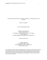 Anorexia Nervosa and Obsessive-Compulsive Tendencies: A systematic Review of the Literature