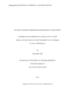 Site-Based Leadership: Extrapolating From Small Business to Charter Schools