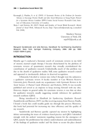 Review of "Handbook for Synthesizing Qualitative Research," by Margaret Sandelowski and Julie Barroso