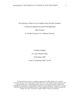 The Neurology of Music for Post-Traumatic-Stress Disorder Treatment: A Theoretical Approach for Social Work Implications