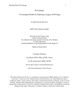 PrivLineage: A Conceptual Model for Exploring a Legacy of Privilege