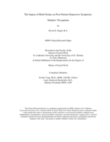 The Impact of Birth Doulas on Post-Partum Depressive Symptoms: Mothers' Perceptions