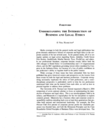 Understanding the Intersection of Business and Legal Ethics