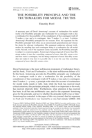 The Possibility Principle And the Truthmakers For Modal Truths