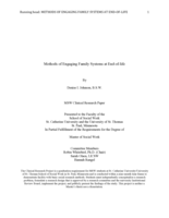 Methods of Engaging Family Systems at End-of-life