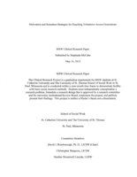 Motivation and Retention Strategies for Reaching Volunteers across Generations