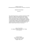 Companion Animal Loss:  A Disenfranchised Form of Grief and Why It's Relevant to Social Work