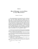 Bivens Remedies and the Myth of the "Heady Days"
