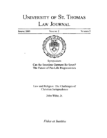 Law and Religion: The Challenges of Christian Jurisprudence