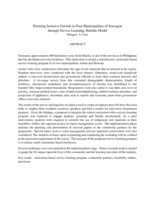 Pursuing Inclusive Growth in Poor Municipalities of Sorsogon through Service Learning: Benilde Model