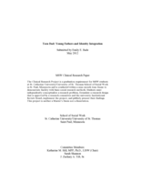 Teen Dad:  Young Fathers and Identity Integration