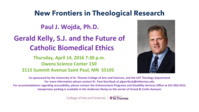 New Frontiers: Gerald Kelly, S.J. and the future of Catholic biomedical ethics