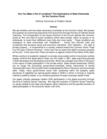 Can You Make a Pet of Leviathan? The Implications of State Ownership for the Common Good