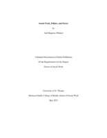 Social Work, Politics, and Power