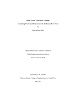 Small Towns, Texas-Sized Problem: Examining Poverty and Homelessness in the Panhandle of Texas