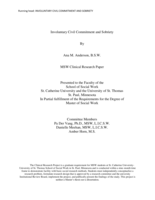 Involuntary Civil Commitment and Sobriety