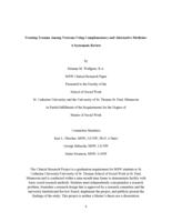 Treating Trauma Among Veterans Using Complementary and Alternative Medicine: A Systematic Review