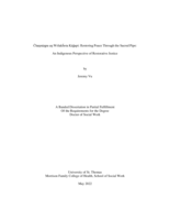 Čhaŋnúŋpa uŋ Wólakȟota Káǧapi: Restoring Peace Through the Sacred Pipe: An Indigenous Perspective of Restorative Justice