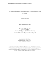 The Impact of Social and Family Support on the Psychological Well-being of Atheists