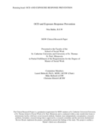 OCD and Exposure Response Prevention