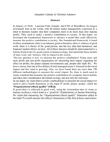 A Call for an Integral Impact Investment Methodology to Account for the Human Ecology in Finance