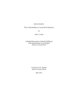 Intersectionality: Why it Should Matter to Social Work Education