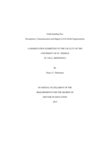 Understanding Pay:  Perceptions, Communication and Impact in For-Profit Organizations