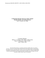 Is Marketing Messing with Your Clients’ Heads? Brands, Identity, and Clinical Practice