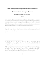 Does policy uncertainty increase relational risks? Evidence from strategic alliances