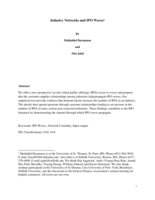 Industry Networks and IPO Waves