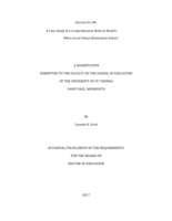 Success for All:  A Case Study of a Comprehensive Reform Model’s Effect on an Urban Elementary School