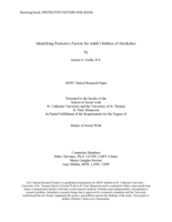 Identifying Protective Factors for Adult Children of Alcoholics