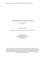 Trauma-Informed Care For Youth In Foster Care