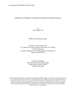 Differences in Hospice Care Between Veterans and Non-Veterans