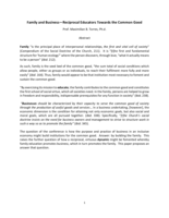Family and Business-Reciprocal Educators Towards the Common Good