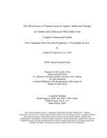 The Effectiveness of Trauma-Focused Cognitive Behavioral Therapy on Children and Adolescents Who Suffer From Complex Trauma and Exhibit Post-Traumatic Stress Disorder/Symptoms: A Systematic Review