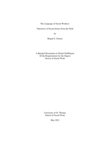 The Language of Social Workers:Narratives of Social Justice from the Field